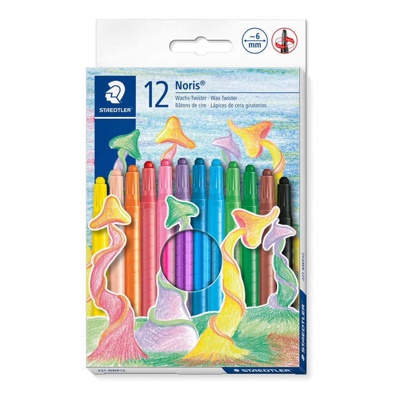 CRAYONS STAEDTLER NORIS CLUB WAX TWISTER WLT12