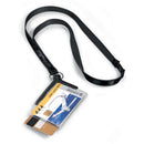 Sp- Card Holder Durable Deluxe Duo With Necklace (10) (BX)