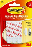 Hook Command Replacement Strips 17021p Medium