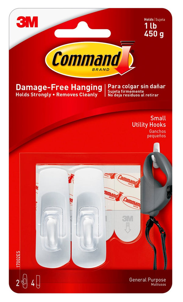 HOOKS COMMAND 17002VP-6 SMALLVALUE PACK 6 HOOKS/12STRIPS