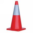 Sp- Traffic Cones Zions Hivis 700mm With Reflective Band