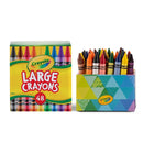 Sp- Crayon Large 8 Colour (48) Sharepack Crayola (PKT)
