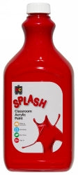 Paint Ec 2l Splash Classroom Acrylic Toffee Apple (Red)