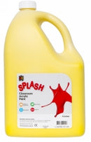 Paint Ec 5l Splash Classroom Acrylic Sunshine (Yellow)