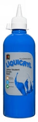 Sp- Paint Ec 500ml Fluorescent Liquicryl Junior Acrylic Blue
