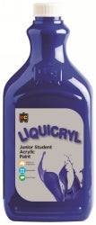 Paint Ec 2l Liquicryl Junior Student Acrylic Brilliant Blue