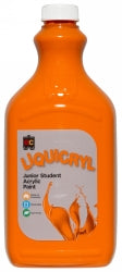 Sp - Paint Ec 2l Liquicryl Junior Student Acrylic Orange