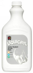 PAINT EC 2L LIQUICRYL JUNIOR STUDENT ACRYLIC WHITE