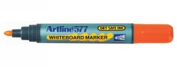 MARKER WHITEBOARD ARTLINE 577 3MM BULLET NIB ORANGE