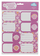 Labels Name Spencil 165x230mm Pk6 Pearl Tide