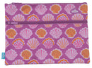 Pencil Case Spencil A4 340x250x10mm Twin Zip Pearl Tide