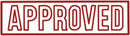 Sp- Shiny Pre-Inked Stamp En009 Approved Red