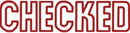 Sp- Shiny Pre-Inked Stamp En004 Checked Red