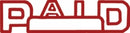 Sp- Shiny Pre-Inked Stamp En201 Paid & Date Red