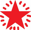 Sp- Shiny Merit Stamp Red Twinkle Star