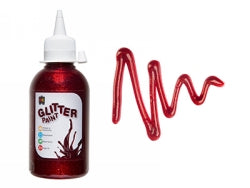 PAINT EC 250ML GLITTER RED