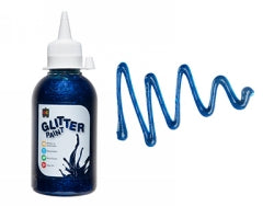 PAINT EC 250ML GLITTER BLUE
