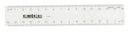 Ruler Celco 15cm Clear Plastic Tc101 (BX25)