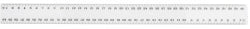 RULER MARBIG 40CM CLEAR PLASTIC