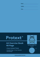 EXERCISE BOOK PROTEXT A4 PP 48PG 9MM DOTTED THIRDS + MARGIN BEETLE