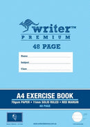 EXERCISE BOOK WRITER PREMIUM A4 11MM RULED + MARGIN ICE CREAM 48PG