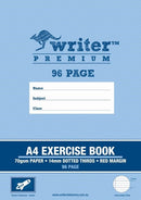 EXERCISE BOOK WRITER PREMIUM A4 96PG 14MM DOTTED THIRDS + MARGIN ROCKET