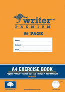 EXERCISE BOOK WRITER PREMIUM A4 96PG 18MM DOTTED THIRDS + MARGIN TREE