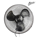 Sp- Fan Nero 45cm Idustrial Wall Mounted Black