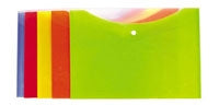 DOCUMENT WALLET BANTEX A4 PP W/BUTTON BLUEBERRY