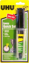 Glue Uhu Epoxy Quick Set 14ml Syringe