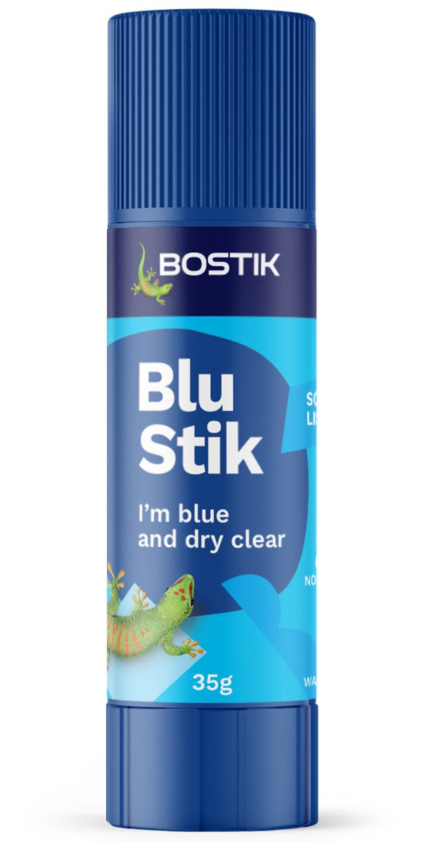 GLUE BOSTIK 35GM BLU STICK PK10