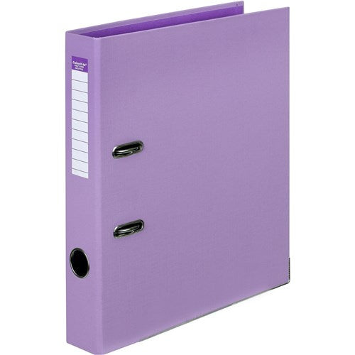 ColourHide Half Lever Arch Binder A4 50mm PE Purple