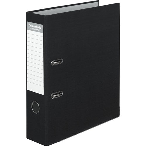 ColourHide Lever Arch Binder A4 70mm PE Black