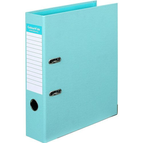 ColourHide Lever Arch Binder A4 70mm PE Aqua