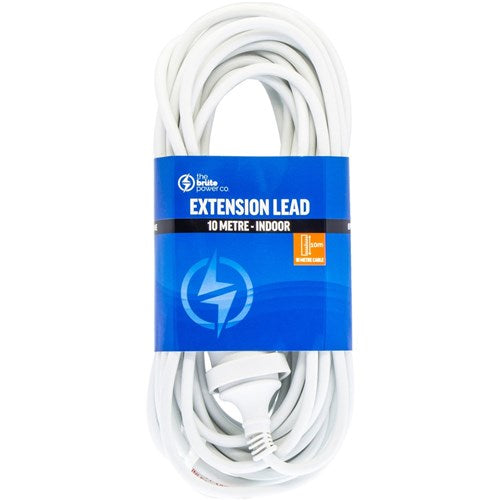 The Brute Power Co. Extension Lead 10 Metre White | Better Office