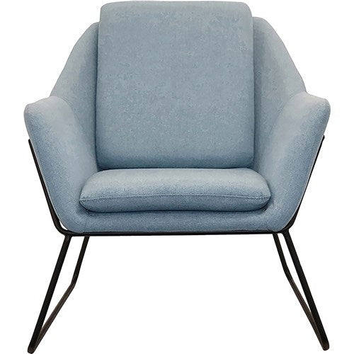 Rapidline Cardinal Lounge Chair 1 Seater 755W x 800D x 870mmH Light Blue