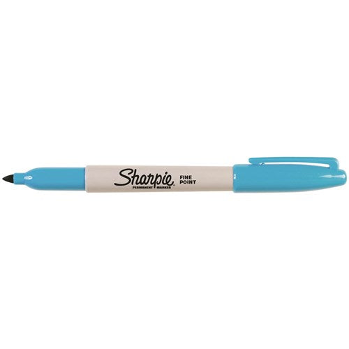 Sharpie Fine Point Marker Permanent 1.0mm Fine Turquoise BOX12