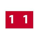 LABELS COLOUR CODING AVERY 25X38MM 1 SIDE TAB MAGENTA PK180