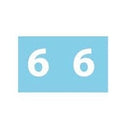 LABELS COLOUR CODING AVERY 25X38MM 6 SIDE TAB BLUE PK180