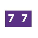 LABELS COLOUR CODING AVERY 25X38MM 7 SIDE TAB PURPLE PK180