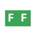 LABELS COLOUR CODING AVERY 25X38MM F SIDE TAB LIGHT GREEN PK180