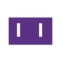 LABELS COLOUR CODING AVERY 25X38MM I SIDE TAB PURPLE PK180