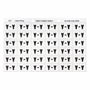 Sp- Labels Colour Coding Avery 25x38mm Y Side Tab White Pk180