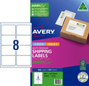 Label Avery Eco L7165 Shipping 8up 99.1x67.7mm Pk100