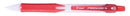 Sp- Pencil Mechanical Pilot Progrex 0.5mm Red Barrel H-125c-R-Bg (BX10)
