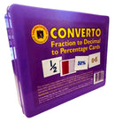 Sp- Game Converto Cards (48) [Fraction To Decimal To Percentage & Pictorial