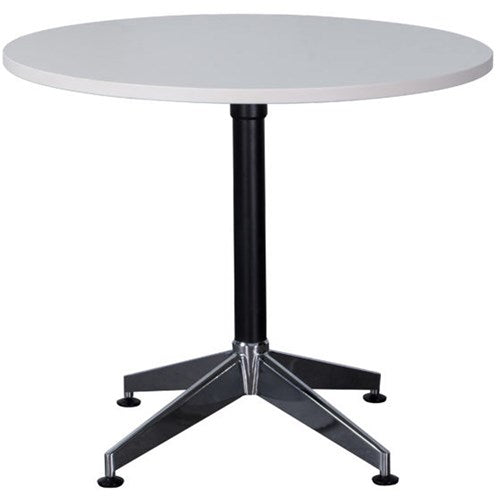 Rapidline Typhoon Round Table 1200D x 730mmH White Top Black Base