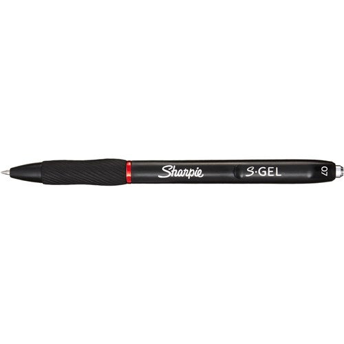 Sharpie Gel Pen Retractable 0.7mm Red BOX12