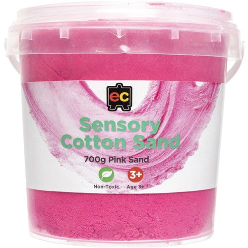 EC Sensory Cotton Sand 700g Tub Pink | Better Office
