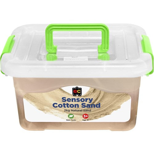 EC Sensory Cotton Sand 2KG Tub Natural | Better Office